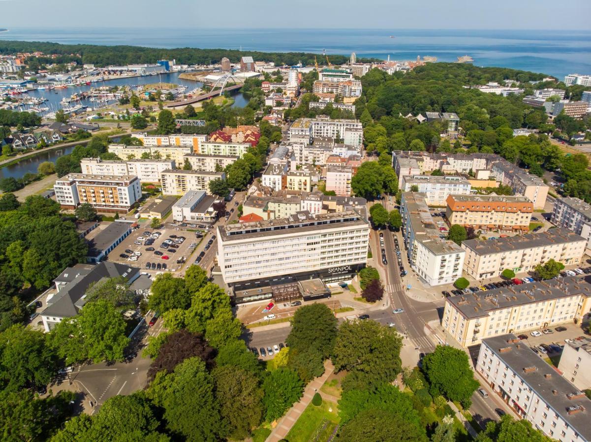 Hotel New Skanpol Колобжег Экстерьер фото